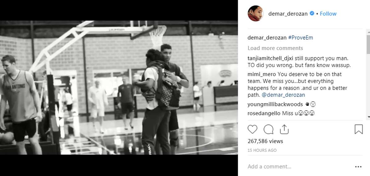 DeMar DeRozan posted two mini documentaries to his recently scrubbed Instagram account on Monday night, hours following NBA Media Day, showing his transition from Canada to San Antonio in August.