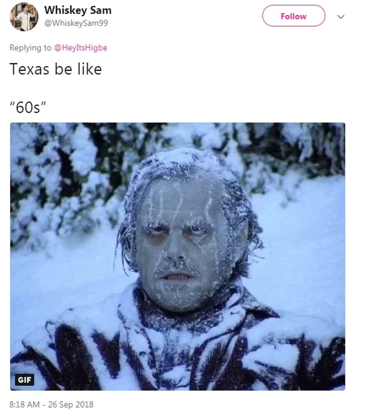 Texans react with hilarious memes as first freeze approaches