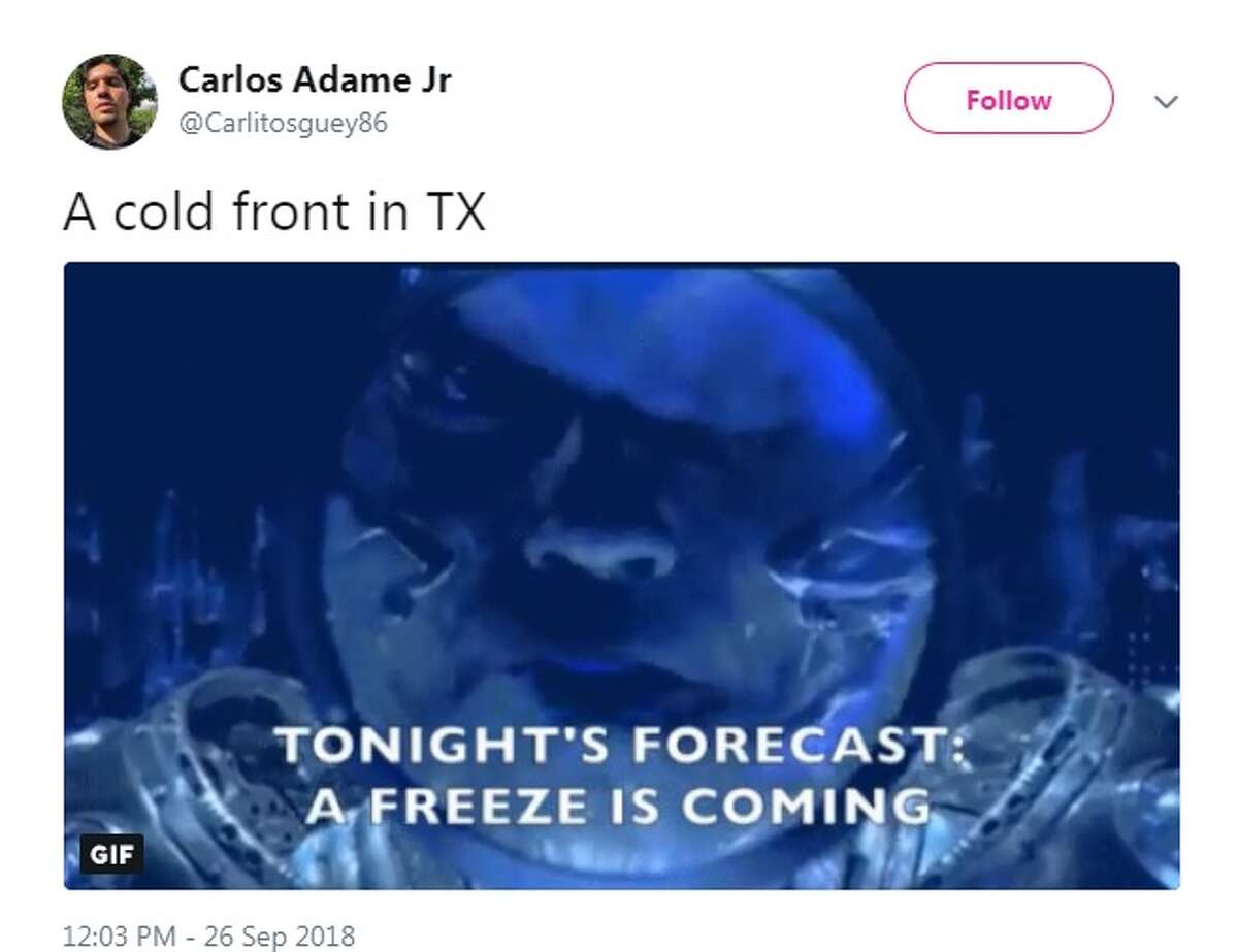 Texans rejoice with memes as cold front sweeps through the state