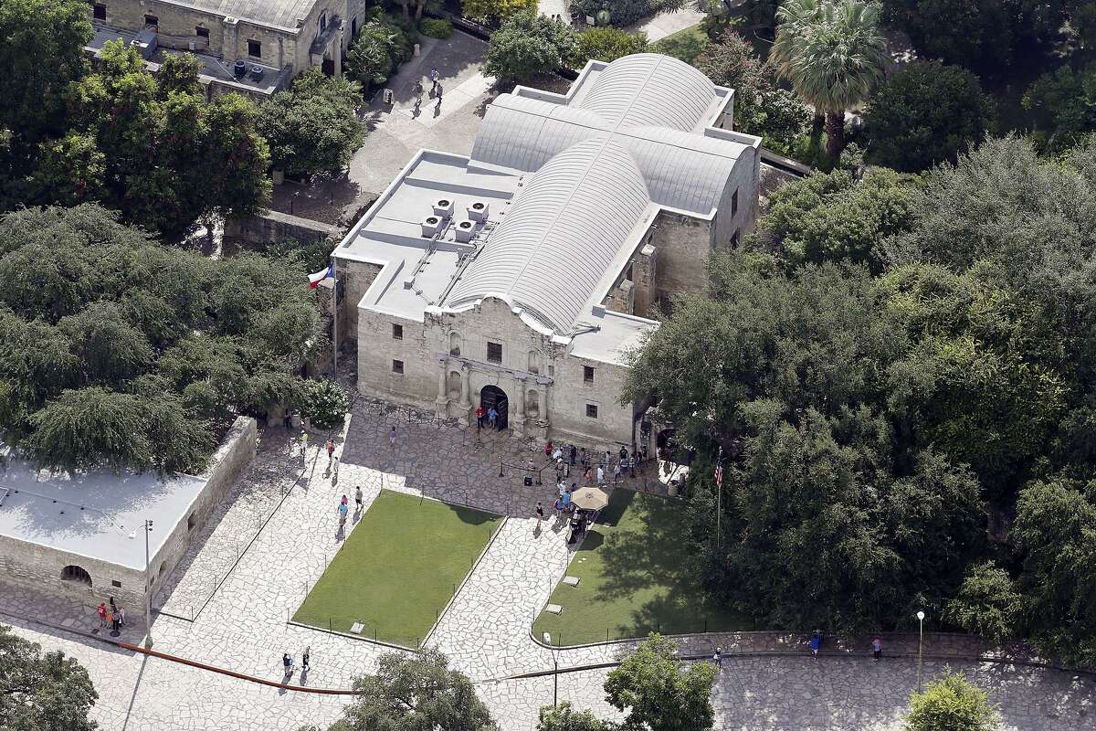 A view of the Alamo in July 2015.