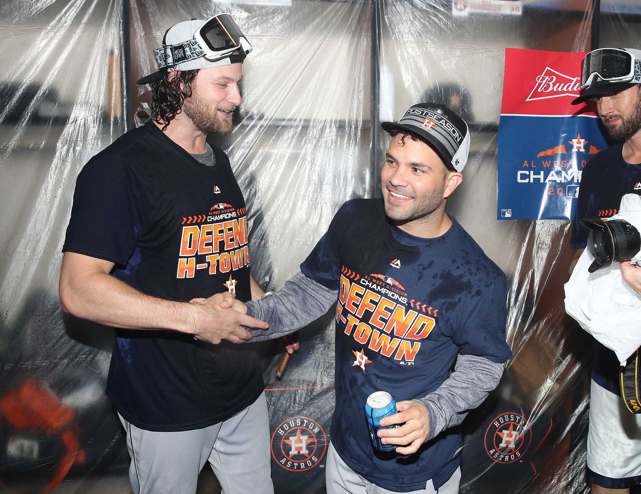 Astros ALCS celebration: Everything you missed from the clubhouse