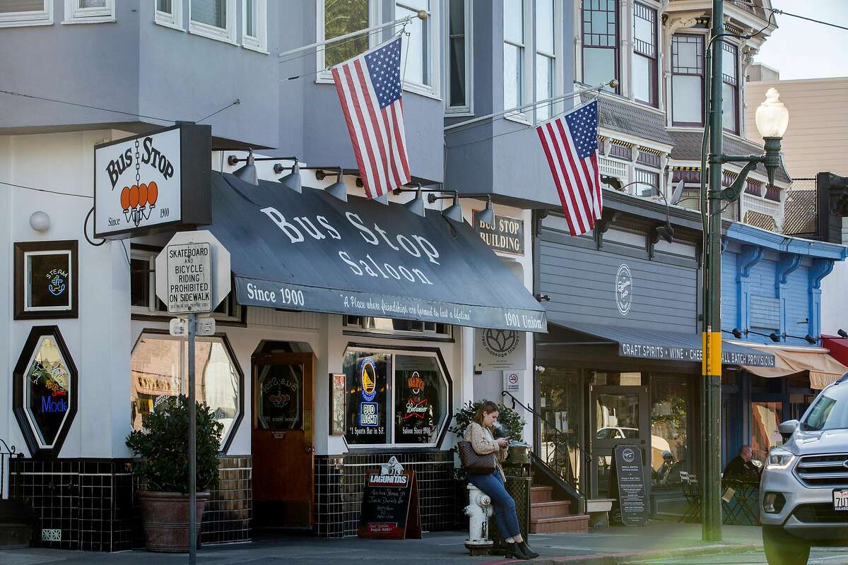 The Cow Hollow neighborhood of San Francisco has seen home values decline by more than 11% since January 2020, based on a Chronicle analysis of Zillow data.