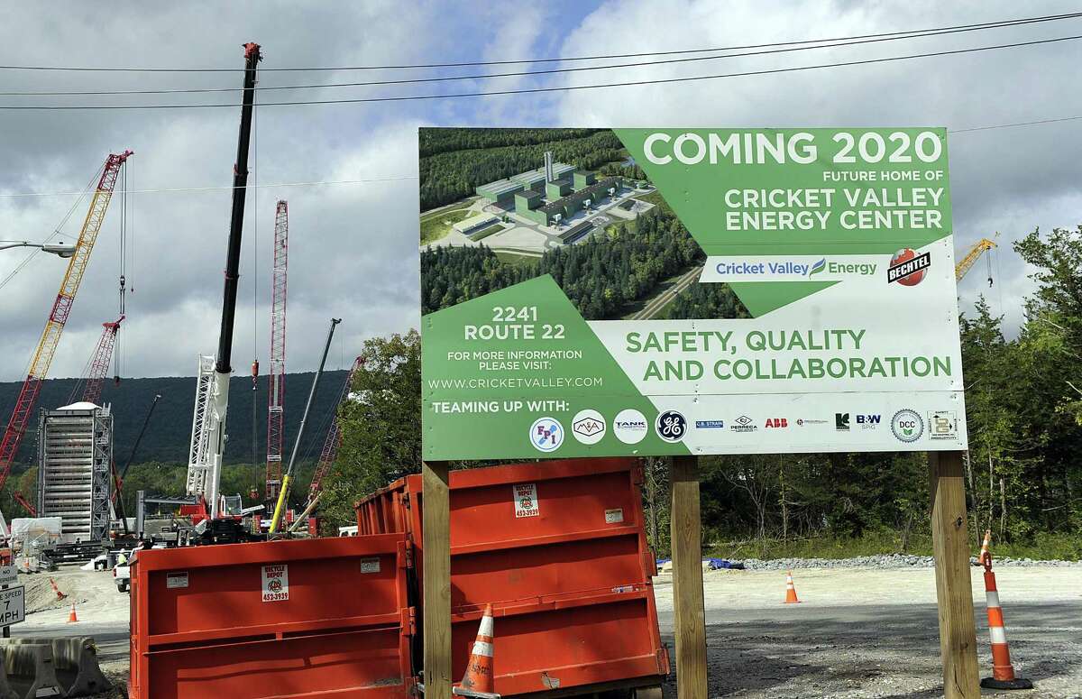 Cricket Valley Energy Center is under construction in Dover, prompting concerns and outrage from Connecticut residents just over the state line. Photo Wednesday, Sept. 26, 2018.
