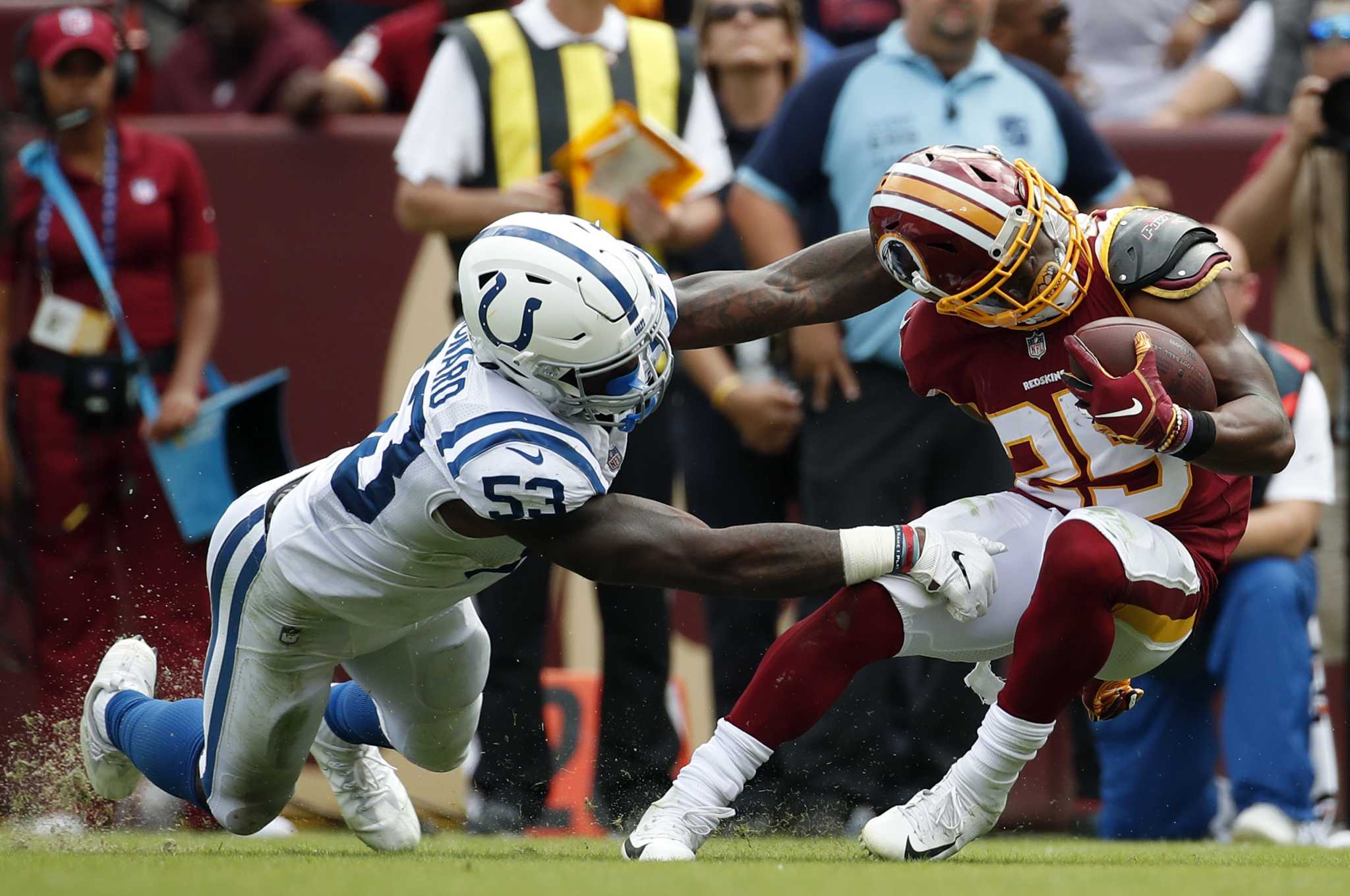 Indianapolis Colts' Darius Leonard is Player of the Game vs. Redskins