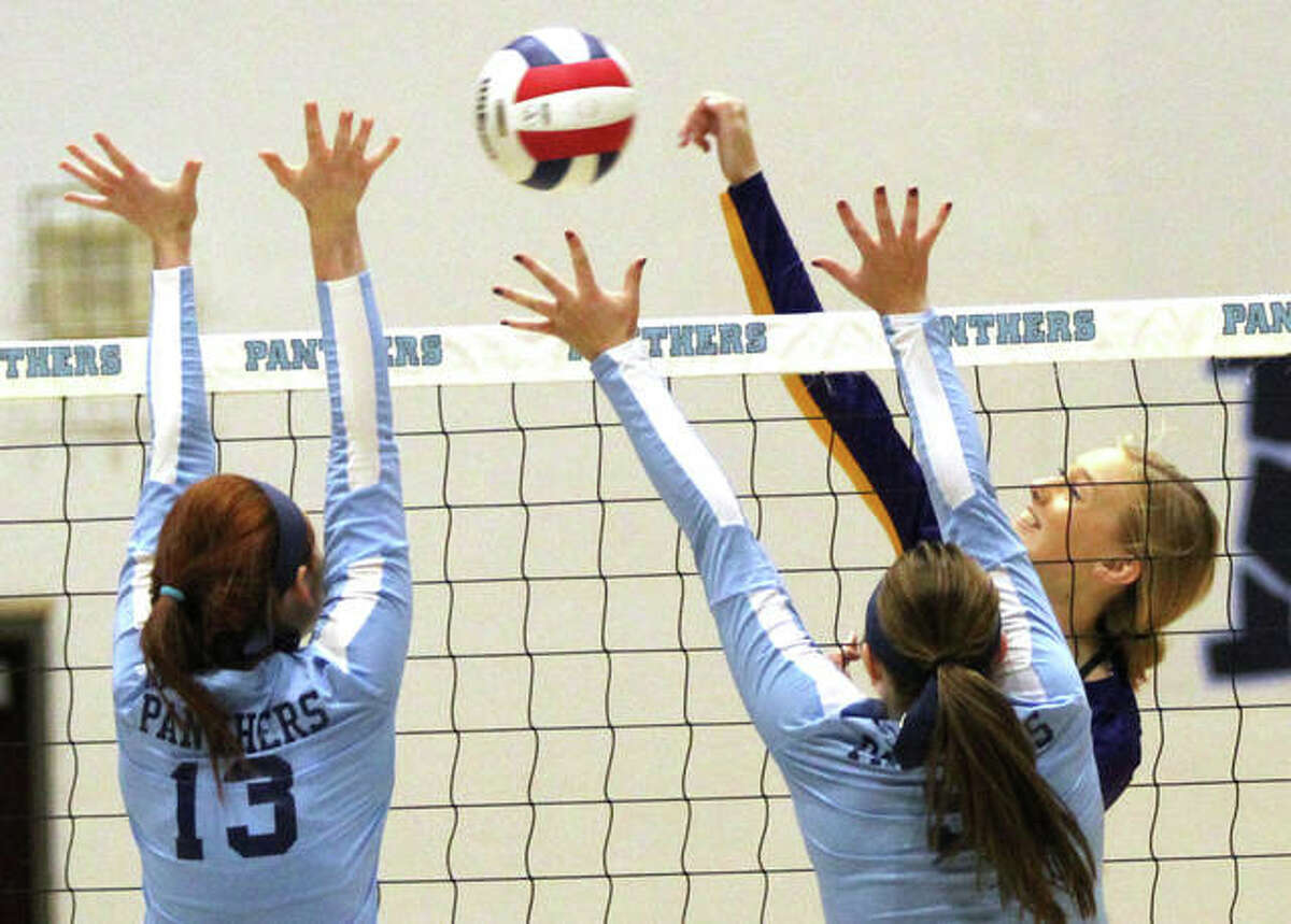 PREP VOLLEYBALL: MVC standings aside, Jersey and CM bring out best in