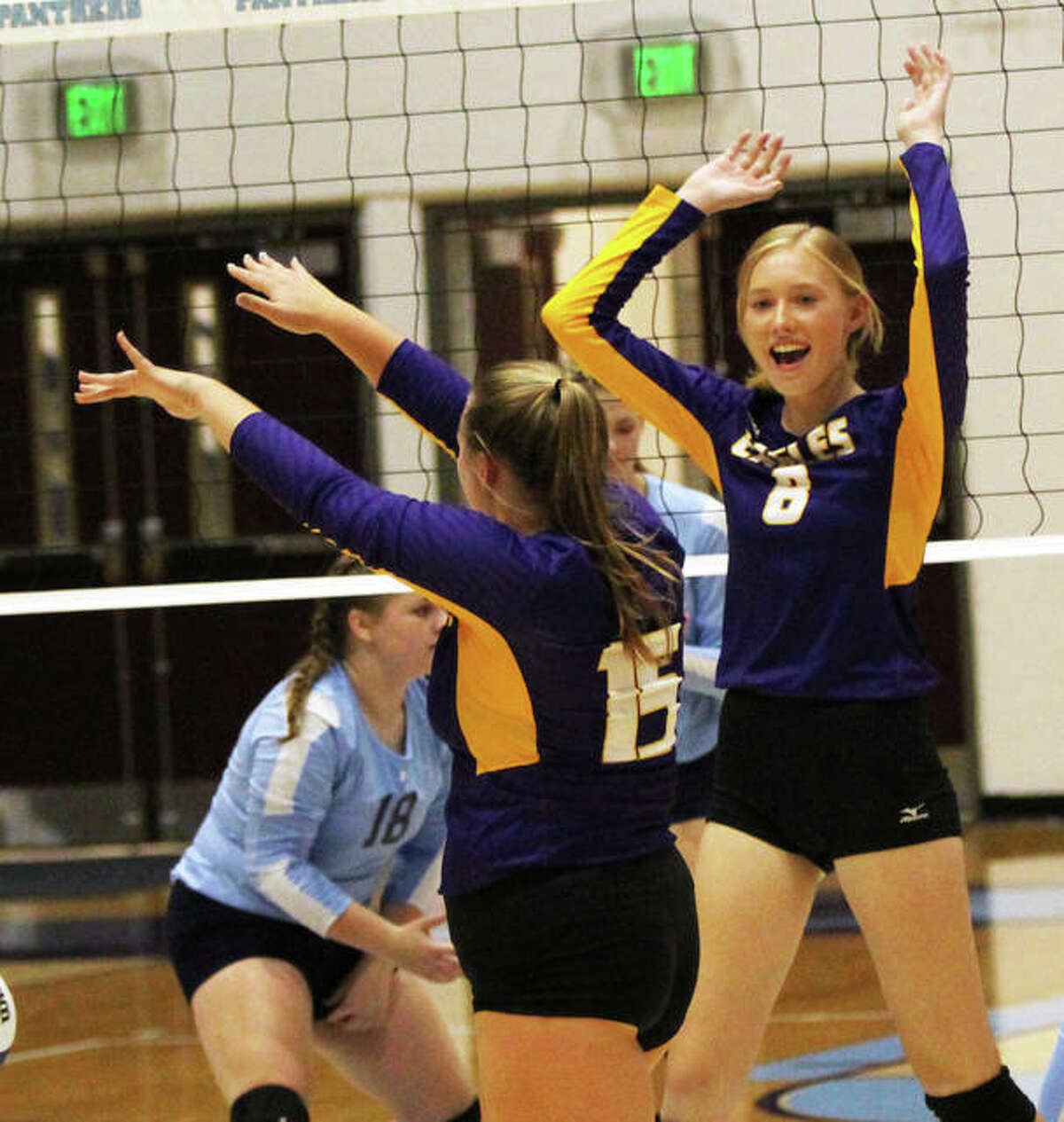 PREP VOLLEYBALL: MVC standings aside, Jersey and CM bring out best in