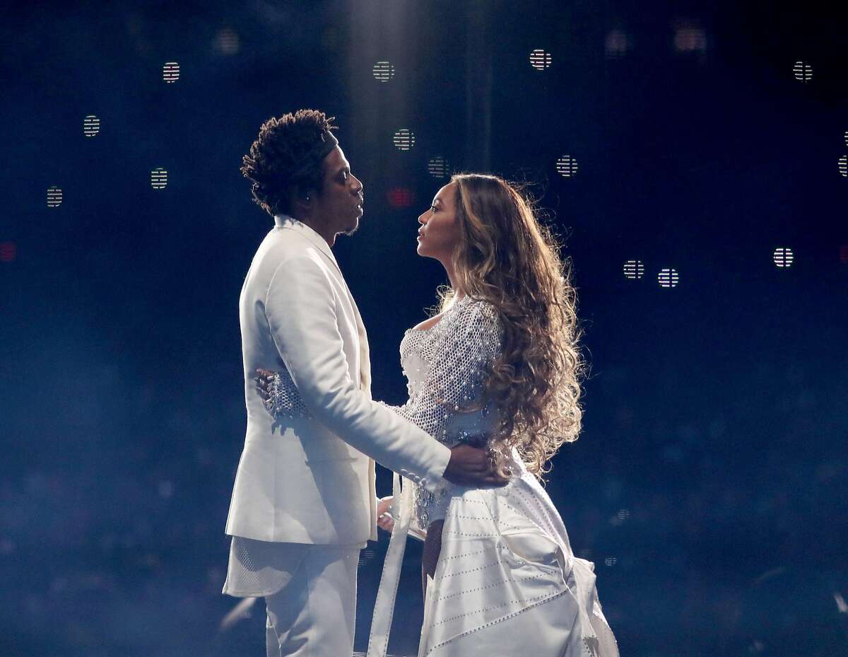 Beyonce and Jay-Z perform on the 'On The Run II' tour at NRG Stadium on September 15, 2018 in Houston, Texas.