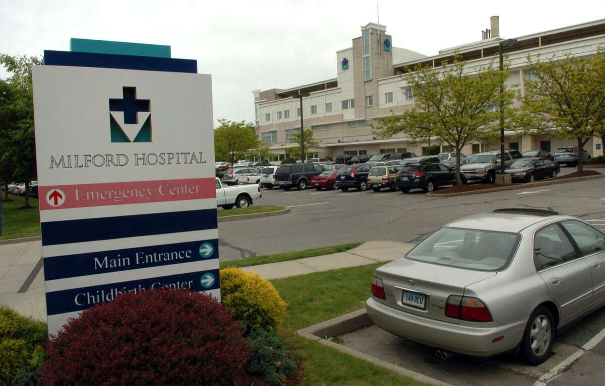 FILE PHOTO — An exterior view of Milford Hospital in Milford, Conn. on Tuesday May 11, 2010.
