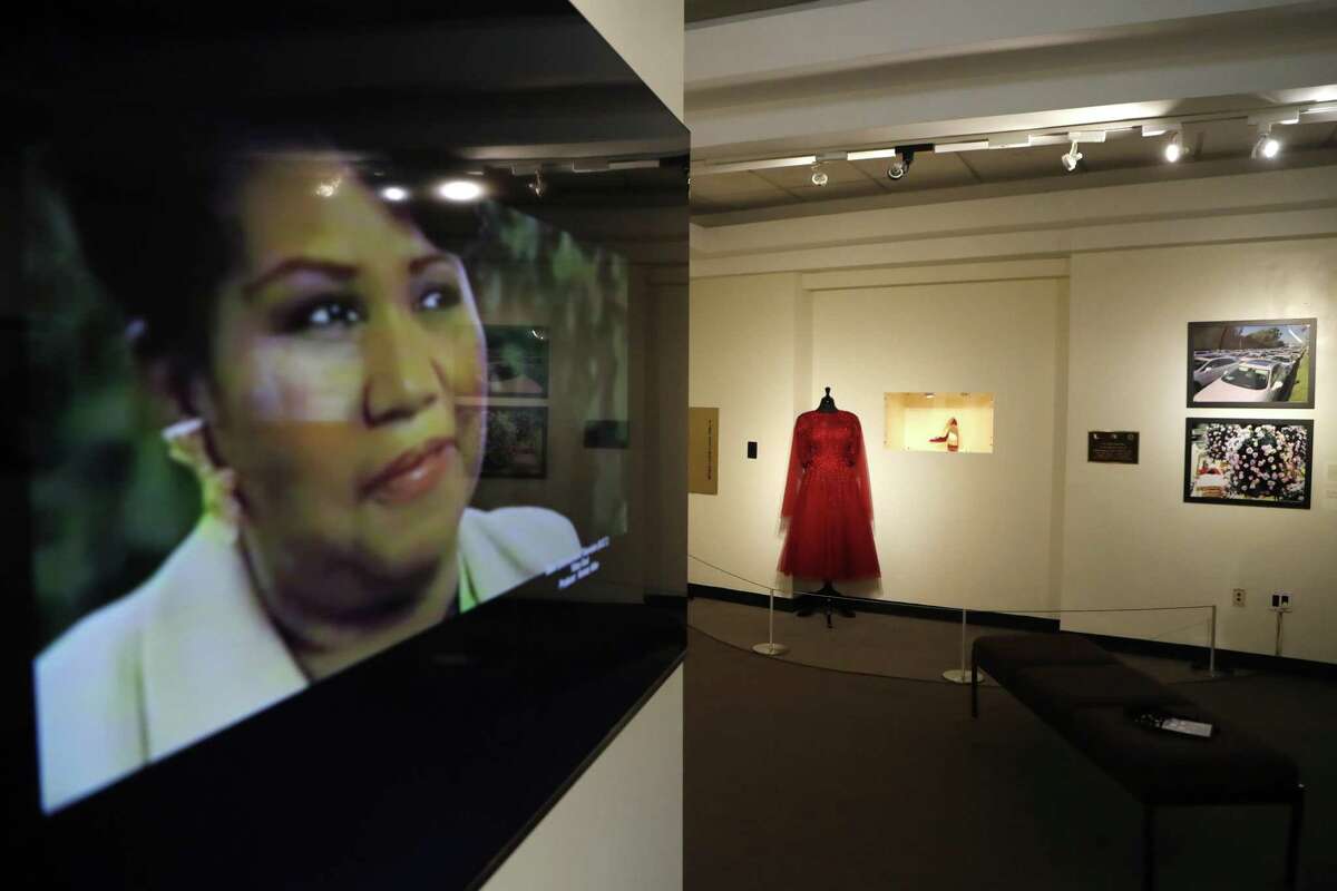 “THINK,” an exhibit that pays tribute to Aretha Franklin, has opened at the Charles H. Wright Museum of African American History in Detroit.