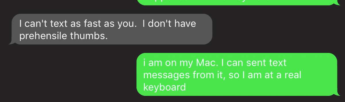 sms messages on mac