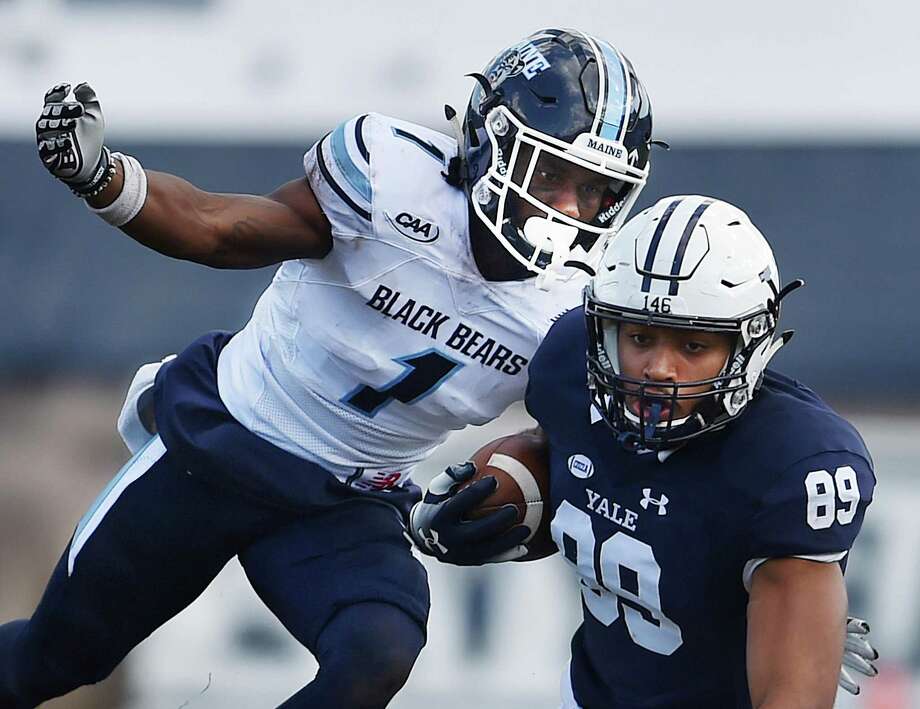 Yale football team wins home opener over Maine - The ...