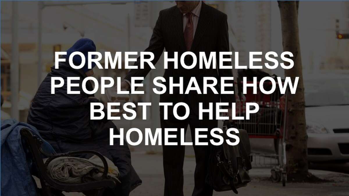Former homeless people share how best to help homeless.