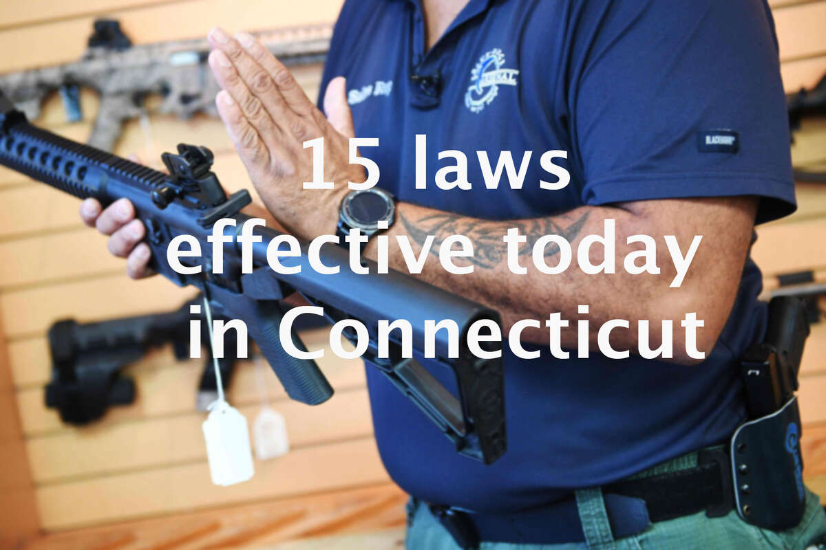 Oct 1 marks the new cycle of implemented laws in the state of Connecticut. From the ban on bump stocks to preservation of wildlife, click through to see what laws are in effect today...