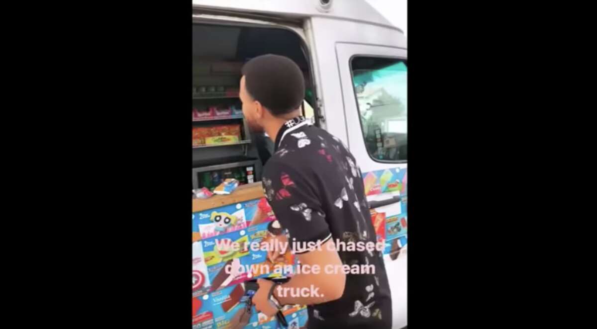 Steph Curry chased an ice cream truck through Vallejo to get himself a