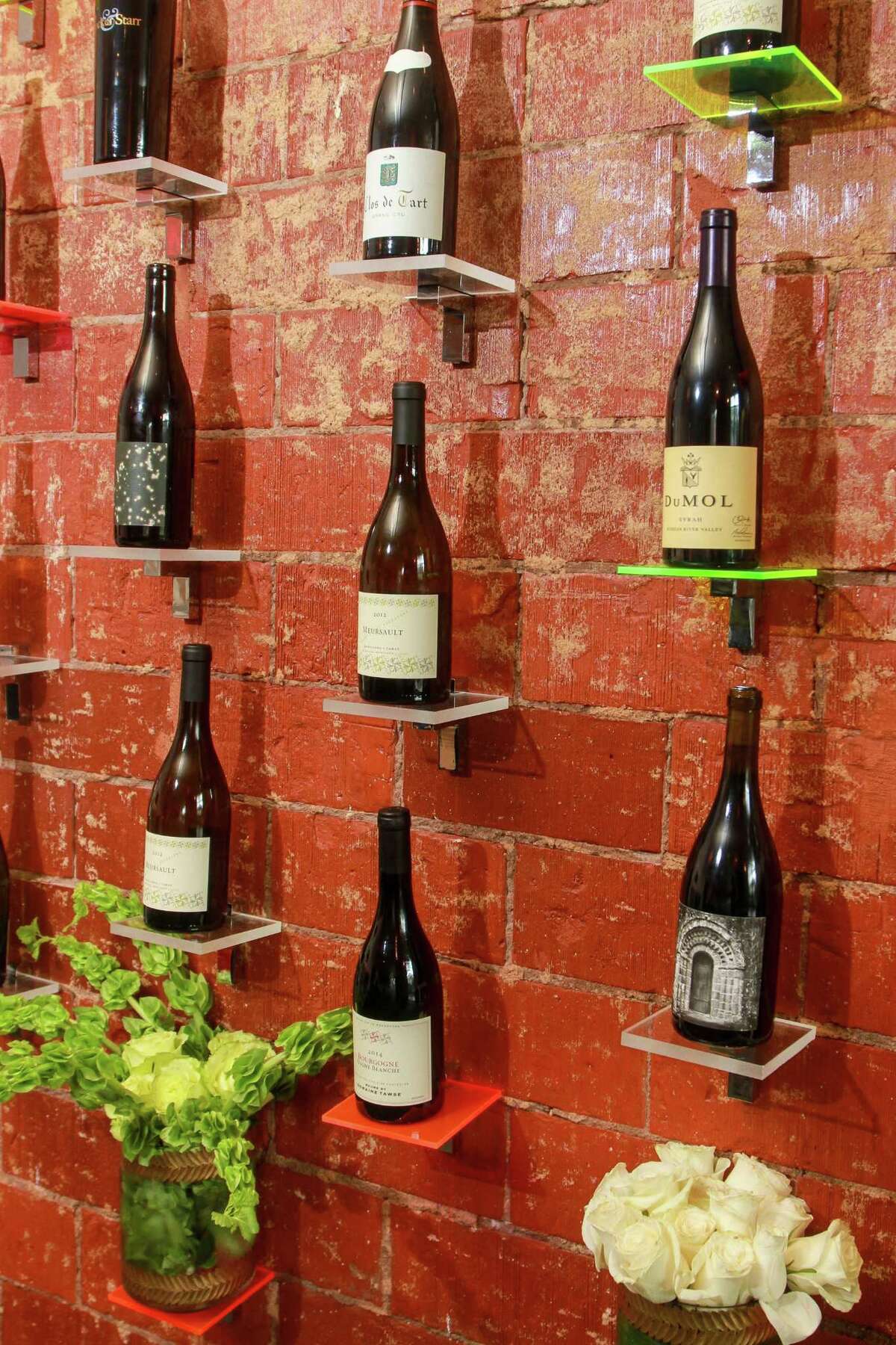 The wine wall at the Avondale Food and Wine