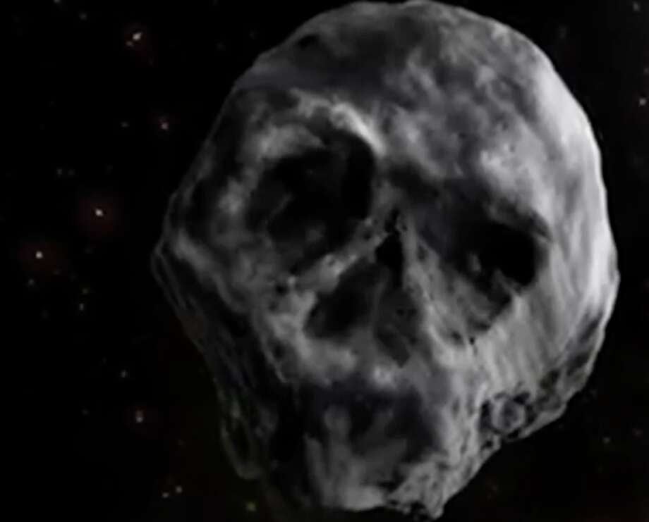 An artist rendition of the 2015 TB145 asteroid, the so-called 