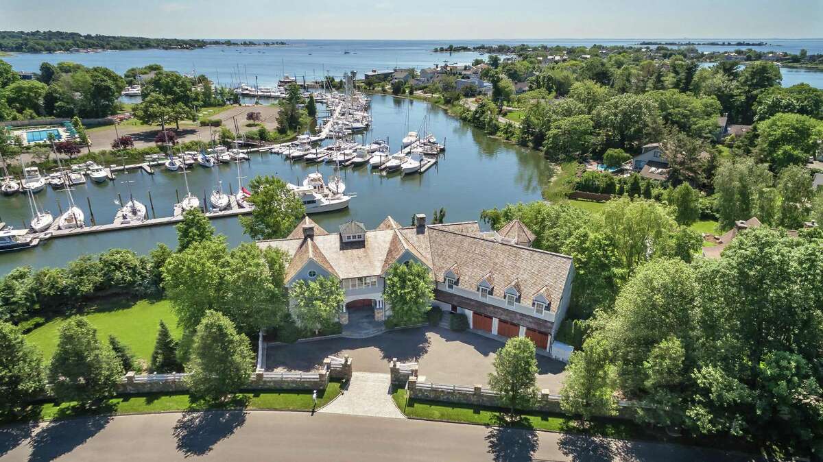 Idyllic maritime estate located on scenic Saugatuck Harbor