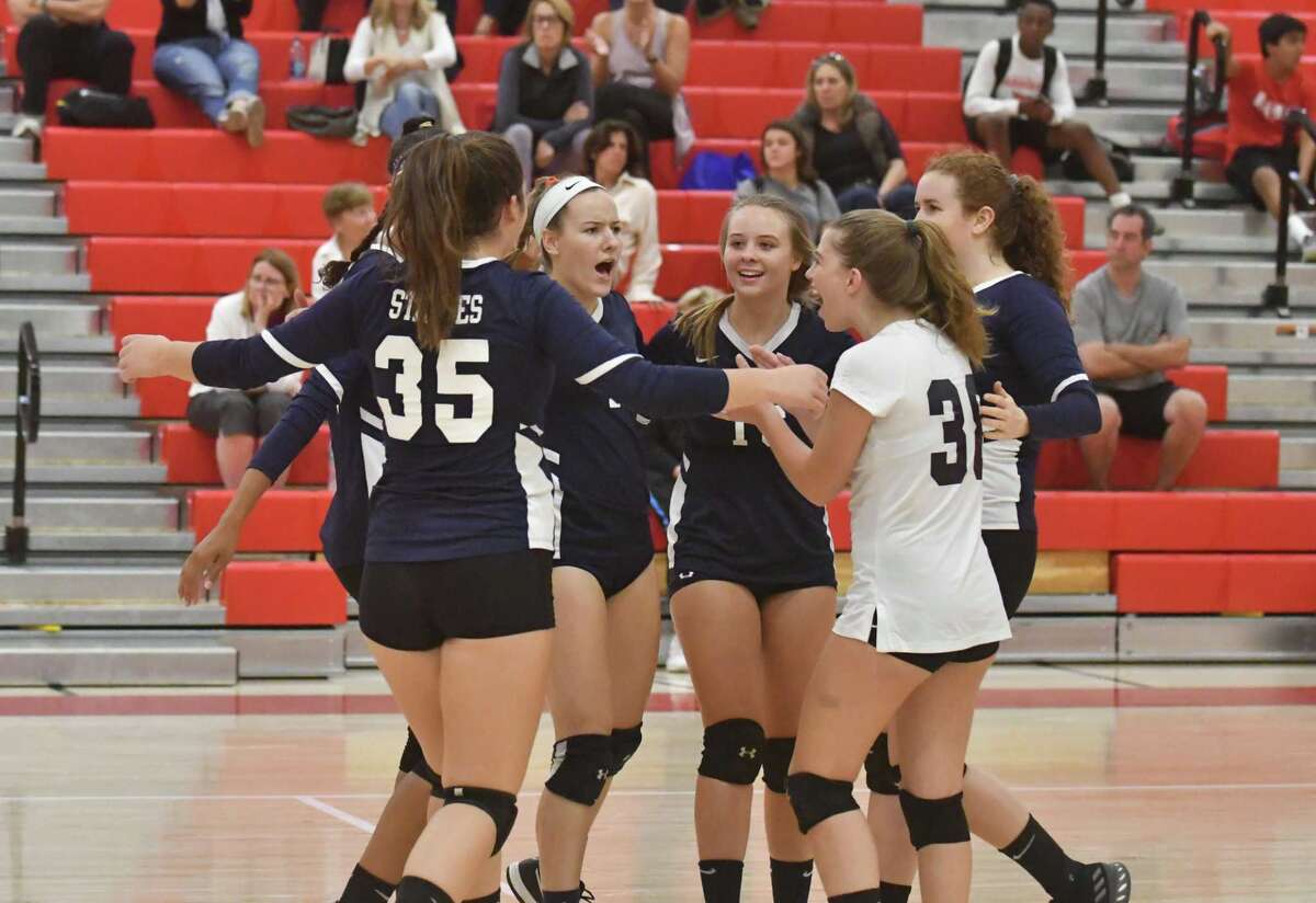 Greenwich girls volleyball team sweeps Staples