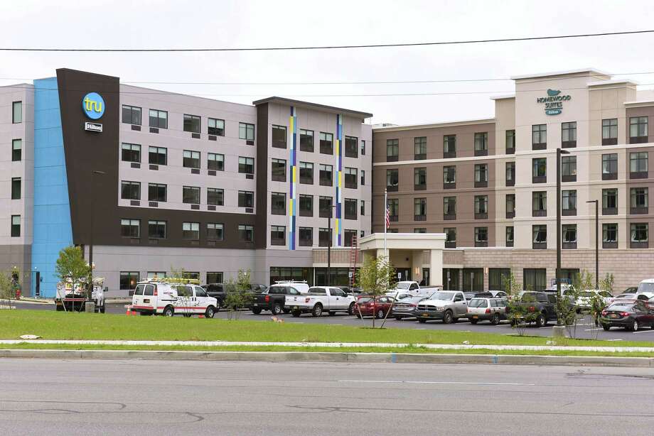 Crossgates Hotels To Open Thursday Times Union Exterior View From Western Ave Of New Hotel Located In Front Crossgates On Monday