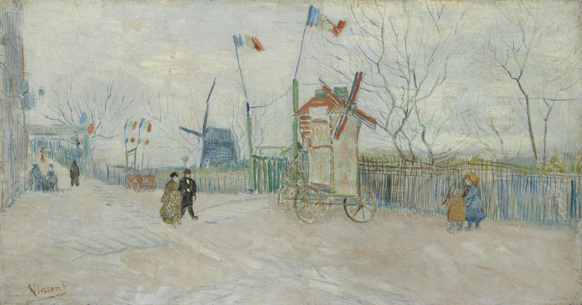 Vincent van Gogh, Impasse des deux freres, 1887, Van Gogh Museum, Amsterdam