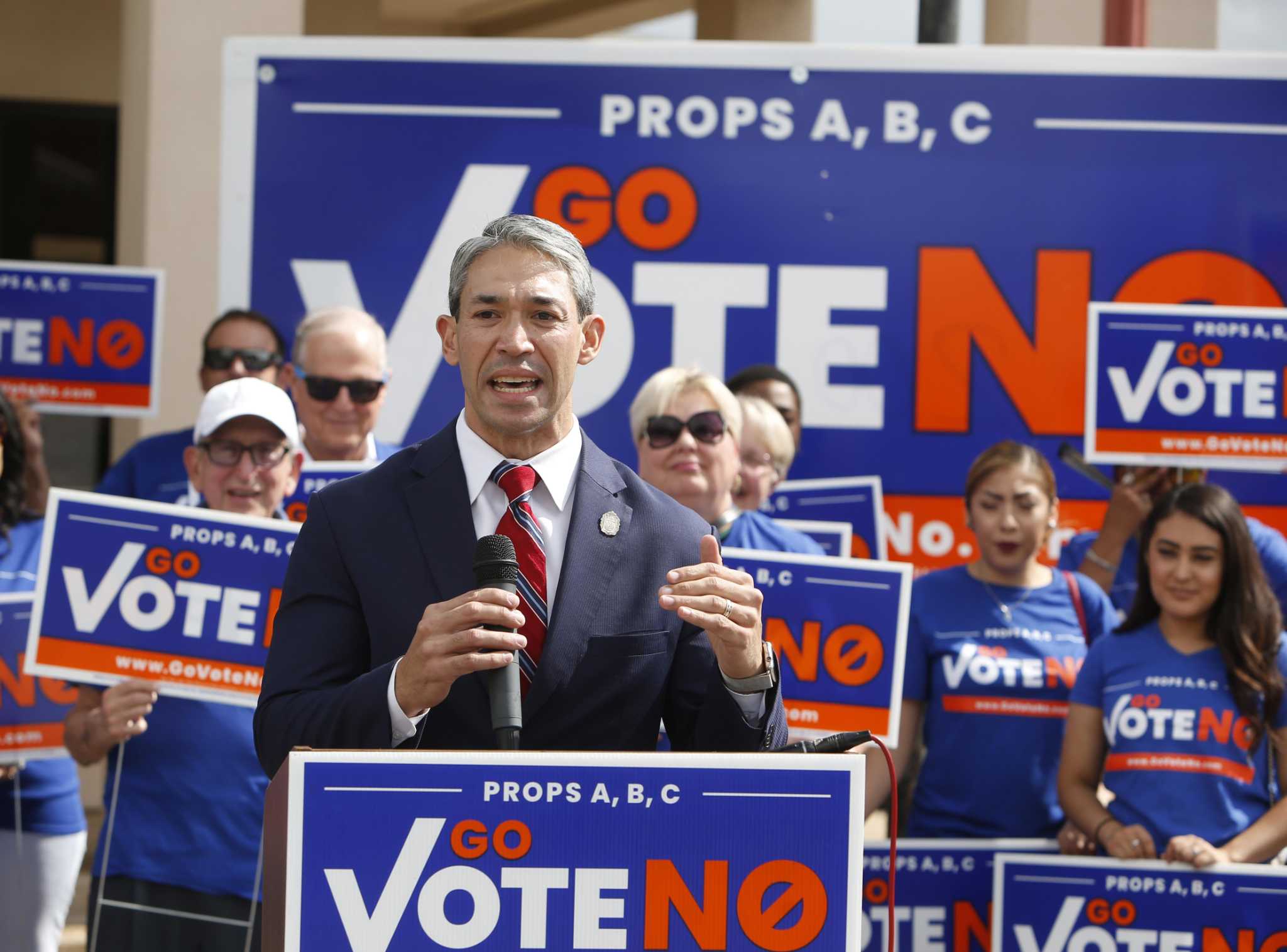 A debate on the pros and cons of Propositions A, B and C