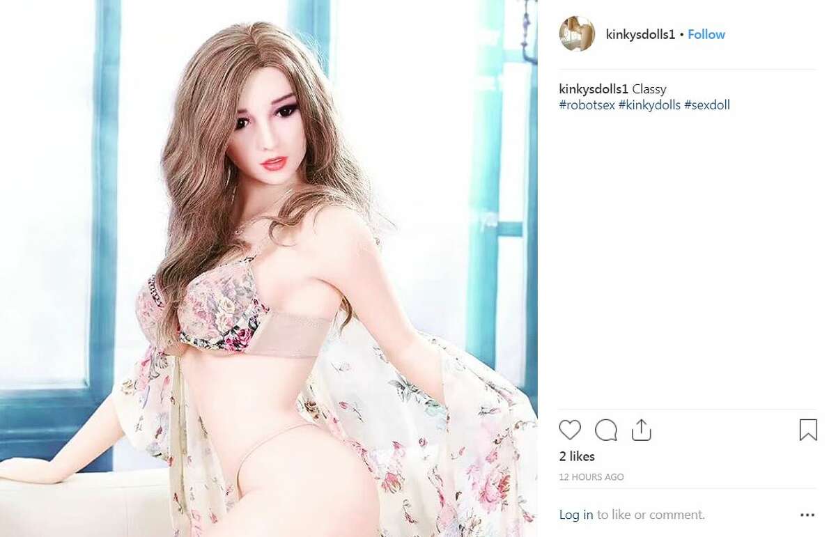 Image from KinkySDollS social media posts promoting their sex robots.
