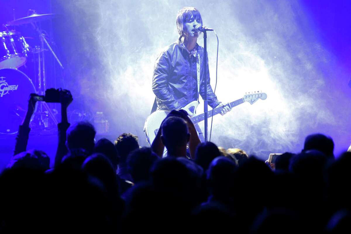 Johnny Marr performing at August Hall in San Francisco.