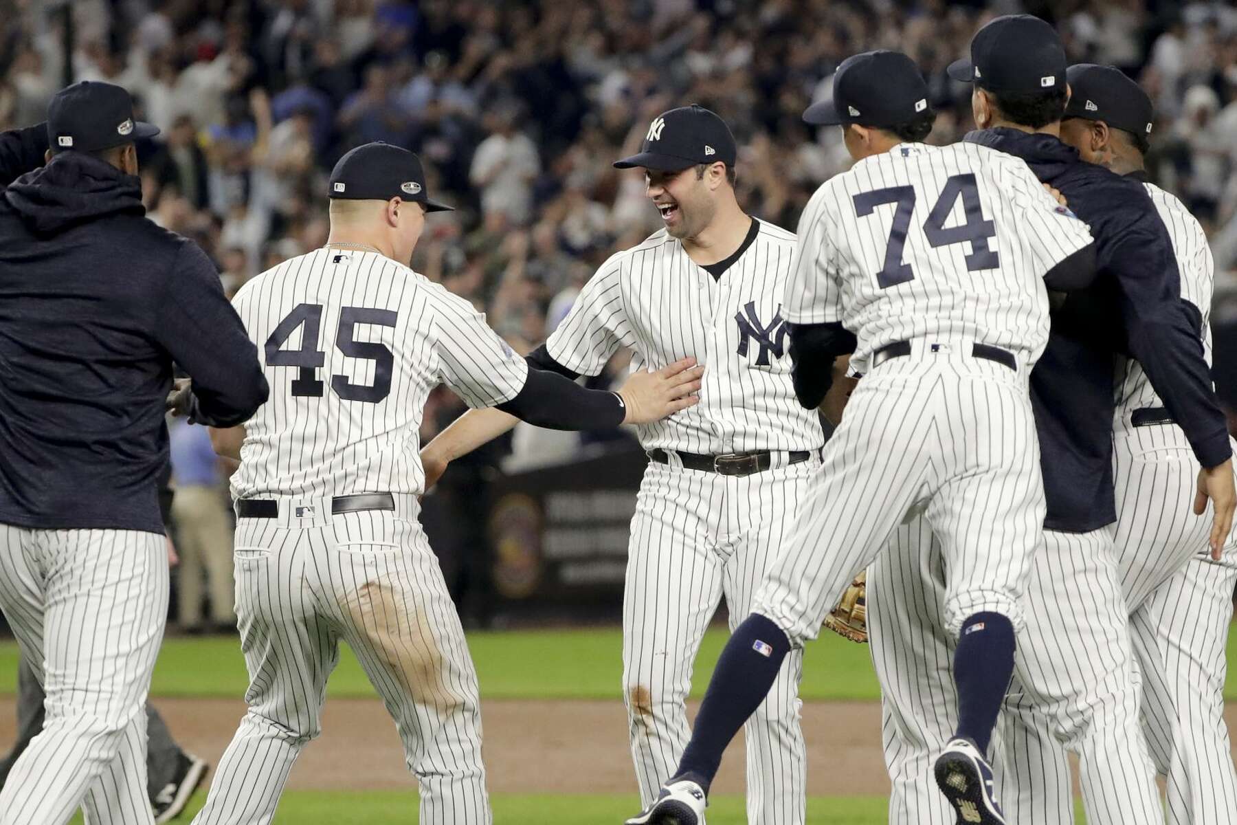 Bring on Boston: Yanks rout A's 7-2 in wild-card game