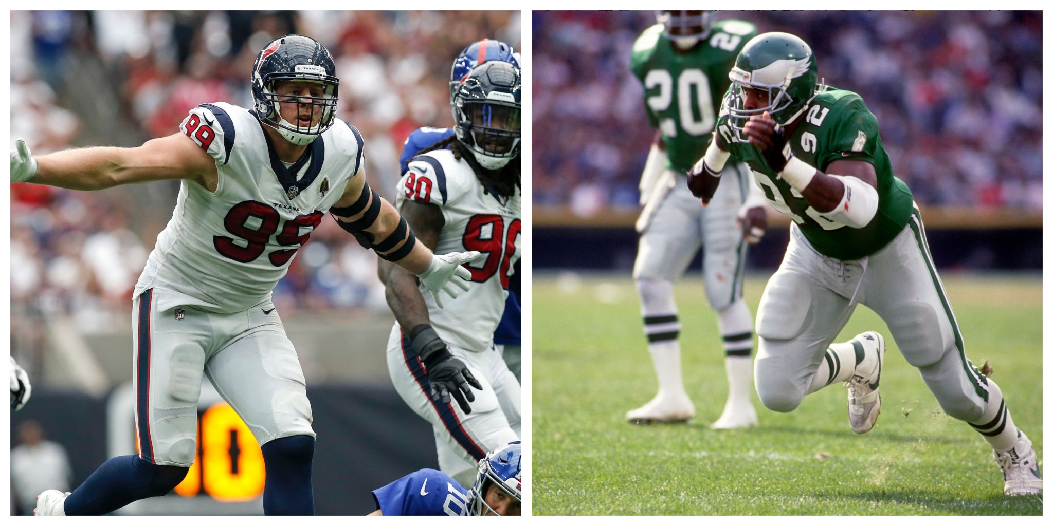 Reggie White, J.J. Watt among best defenders I've ever seen