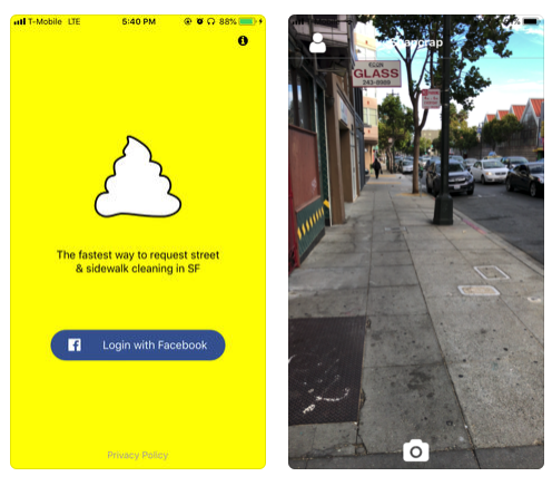 San Francisco Human Waste Map Snapcrap' App Invites San Francisco Residents To Report Poop On City Streets