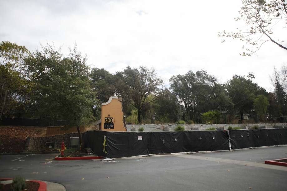 Location where a building at the Overlook apartment complex off Bicentennial Way in Santa Rosa, Calif. burned down, seen on Wednesday, Oct. 3, 2018. One year after the Wine Country Fires, progress is slow moving with some residents still uprooted and much more left to rebuild. Photo: Katie Wood/SFGATE 
