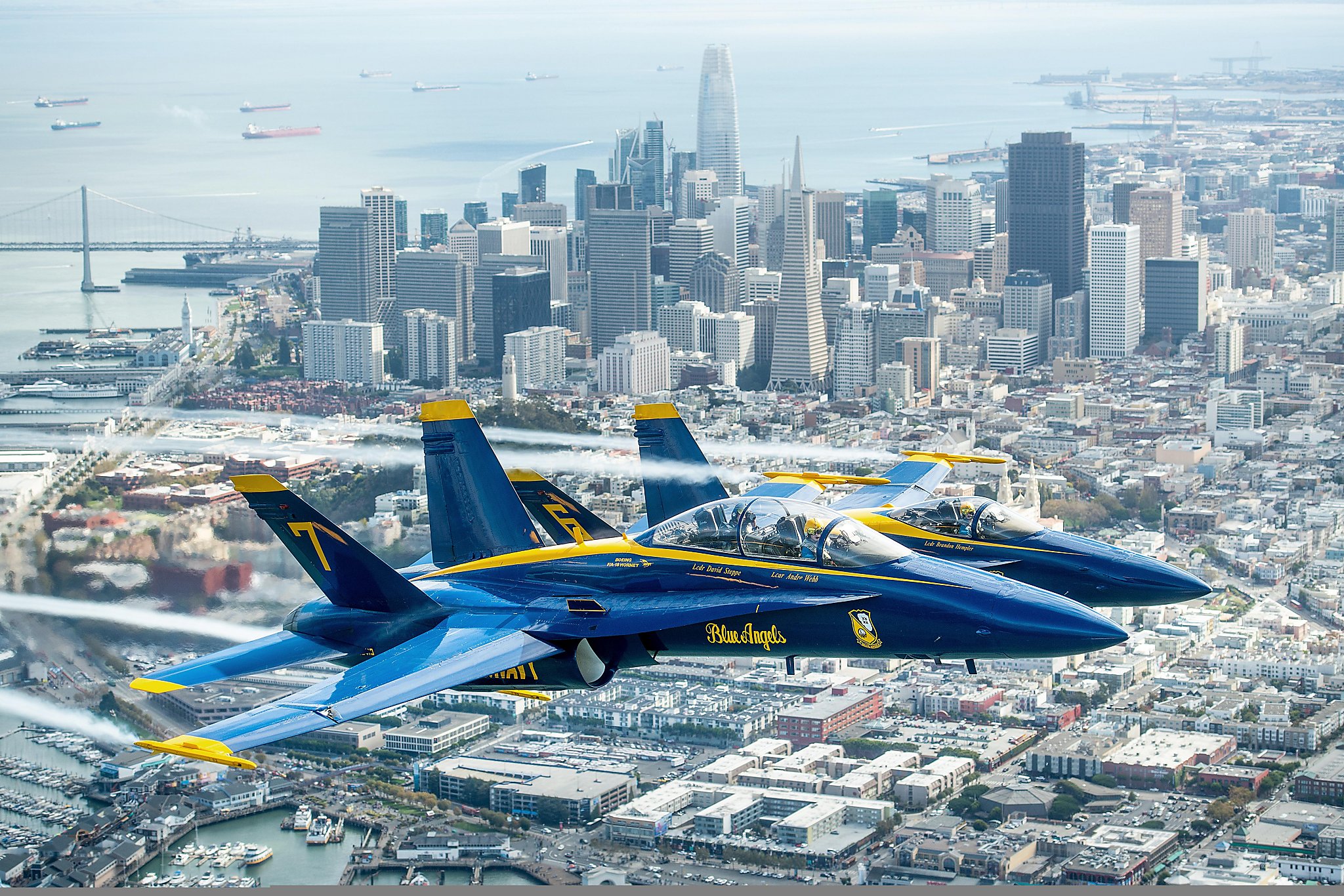 Navy's Blue Angels at San Francisco Fleet Week 2018