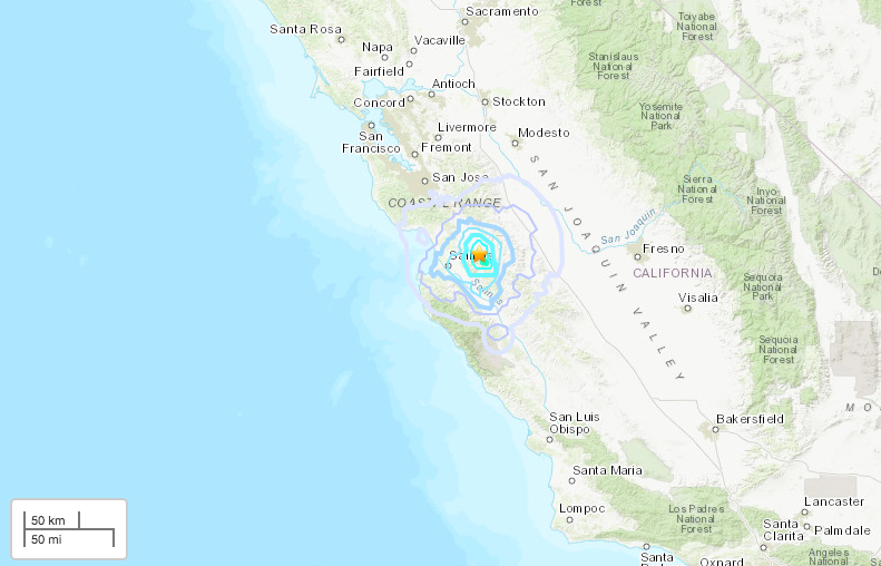 Magnitude 3.8 earthquake strikes near Tres Pinos, CA