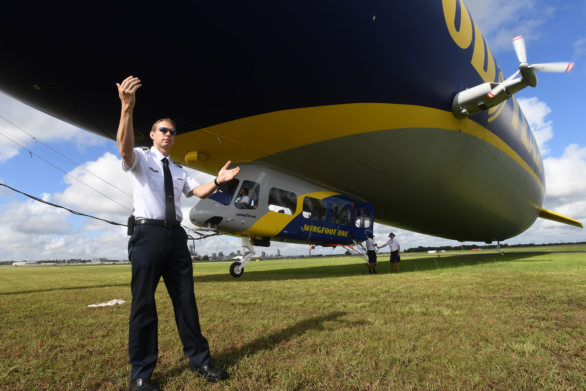 Photos Beaumont gets a glimpse of Goodyear Blimp