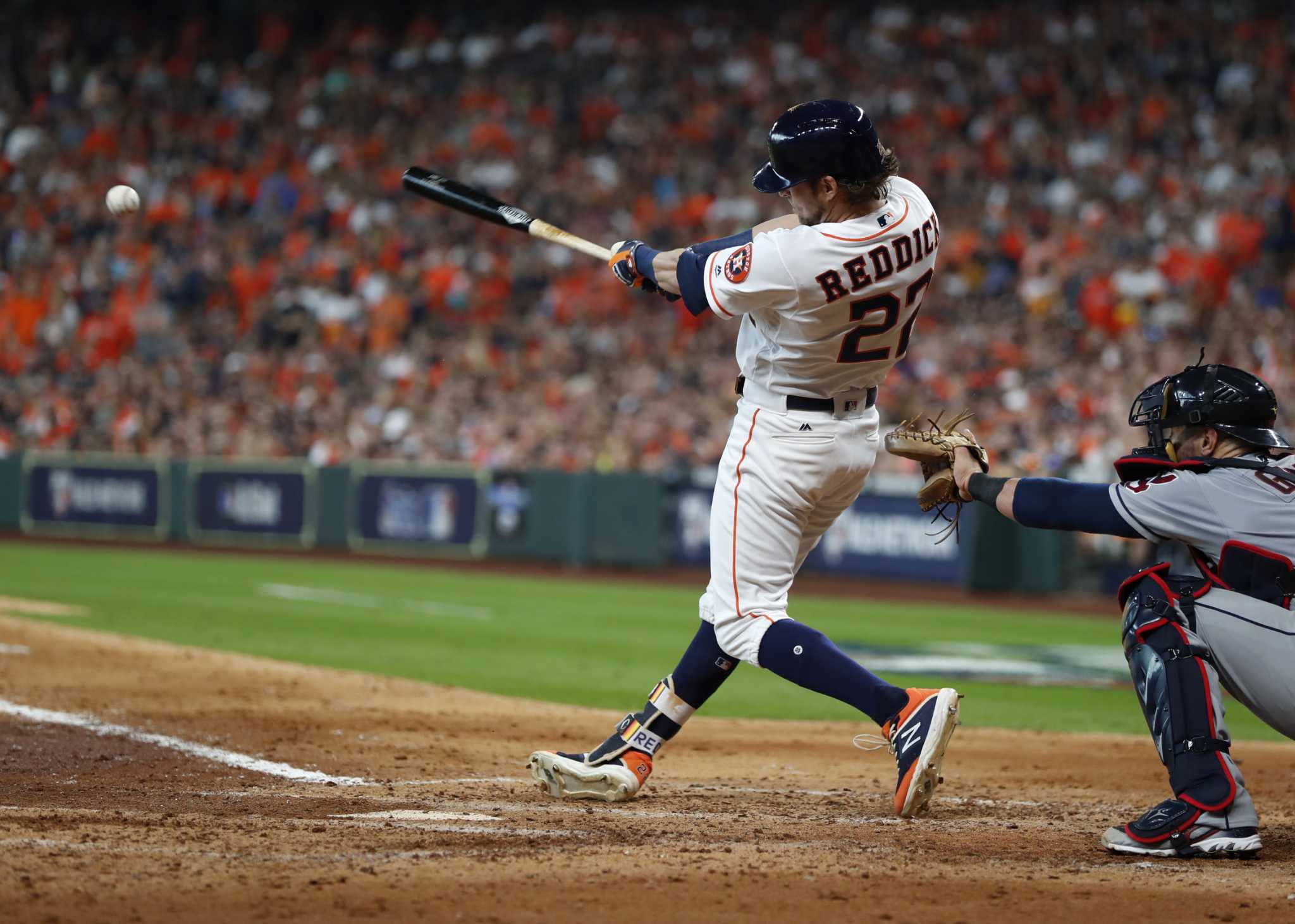 August 10, 2018: Houston Astros right fielder Josh Reddick (22