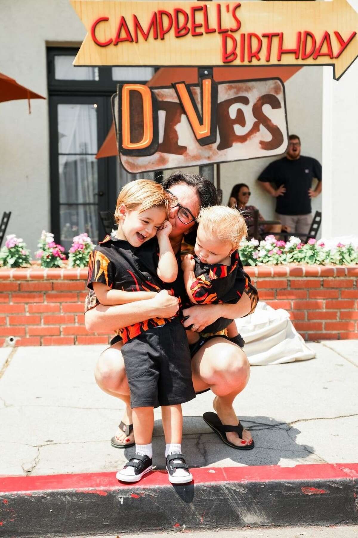 Nataly Stein, a bakery business owner and mother of two in Southern California, threw a Guy Fieri-themed Flavortown first birthday for her son, Campbell.