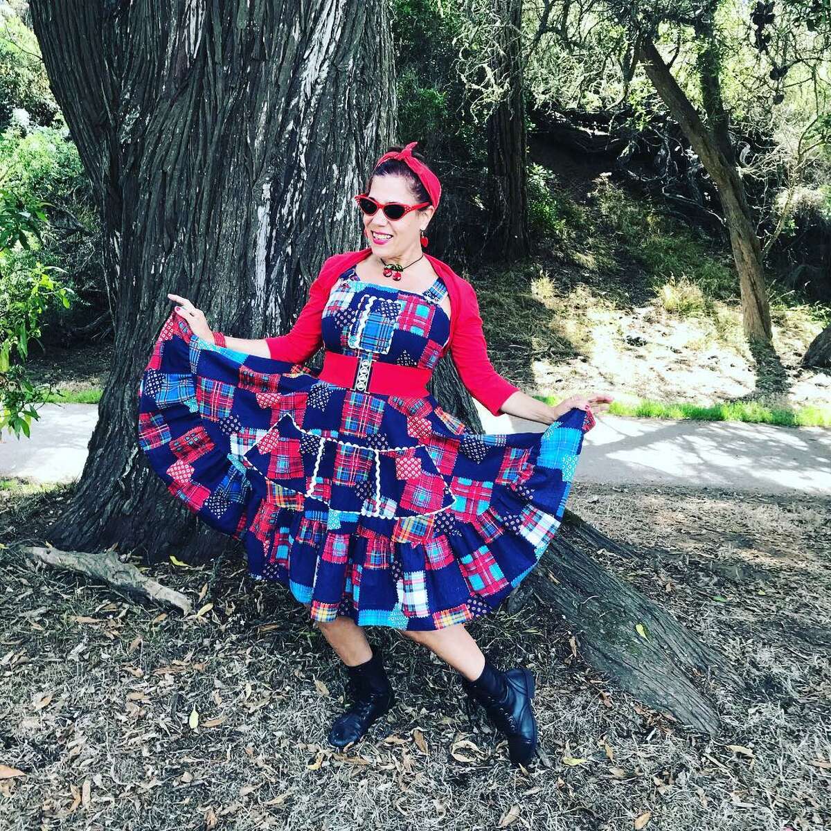Music fans show off their personal style at Hardly Strictly Bluegrass 2018.
