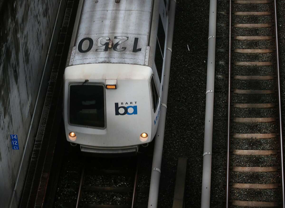 The tracks seen in this 2018 file photo of the BART system in the Lafayette area are due to be replaced this weekend, forcing riders onto a bus bridge. 
