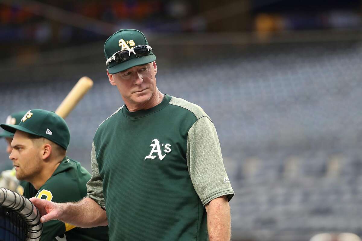 Bob Melvin, the manager of the Oakland Athletics, during batting practice at Yankee Stadium in New York, Oct. 2, 2018. Melvin has spent plenty of time in Manhattan, where he developed both a taste for fine foods and, perhaps, a willingness to adopt new ideas. (Chang W. Lee/The New York Times)