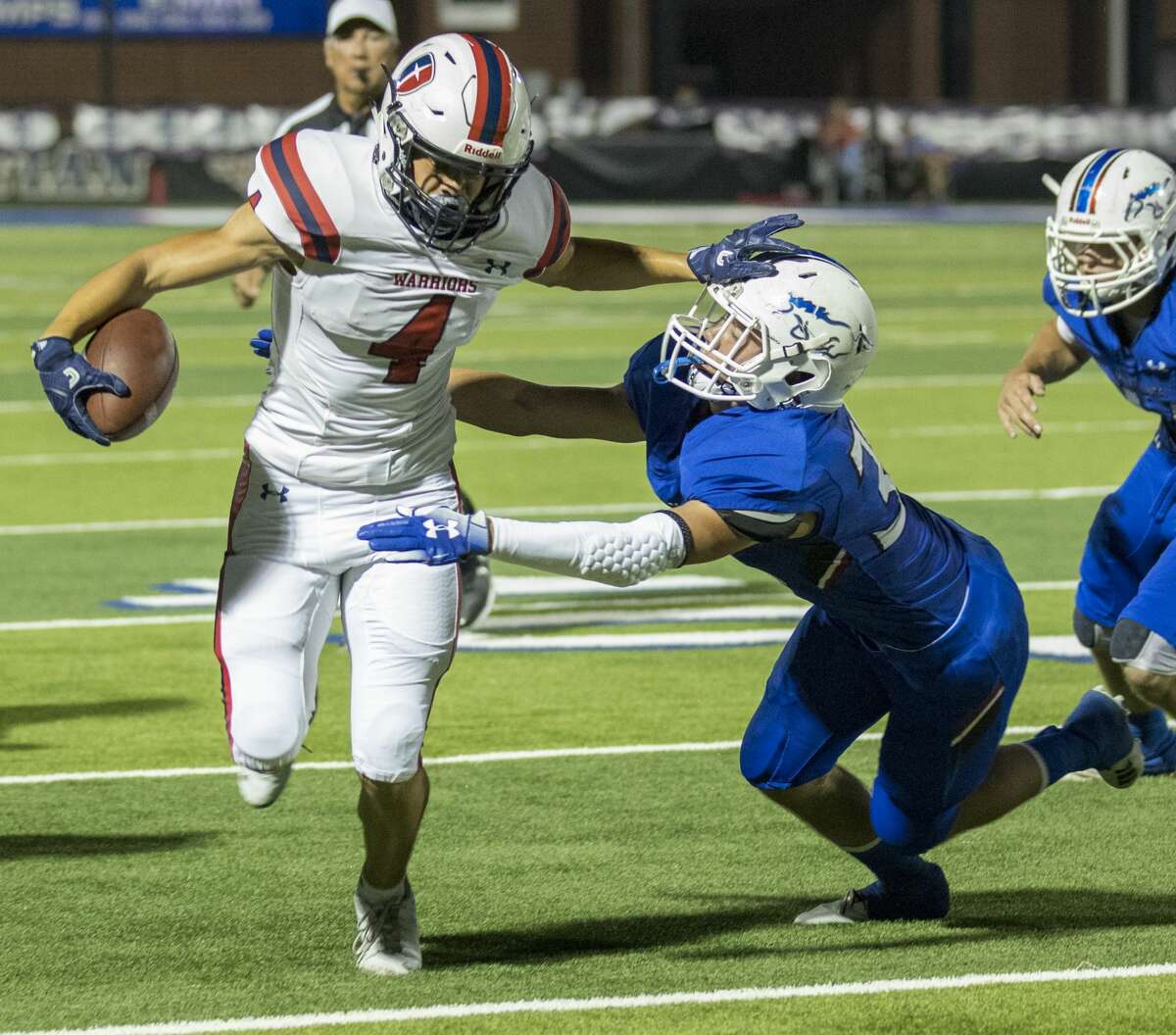 HS FOOTBALL Late heroics push MCS past Cornerstone Christian