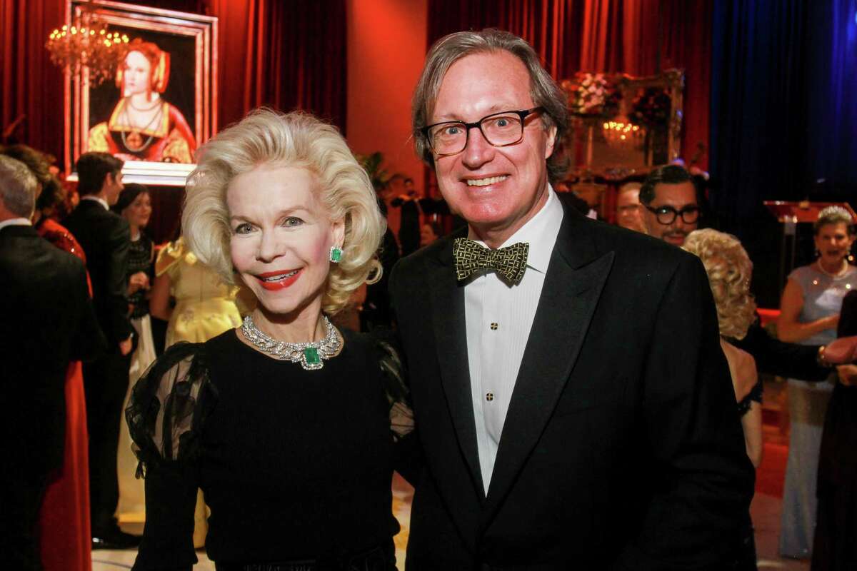Lynn Wyatt and Ron Franklin at the Museum of Fine Arts Houston annual Grand Gala Ball.