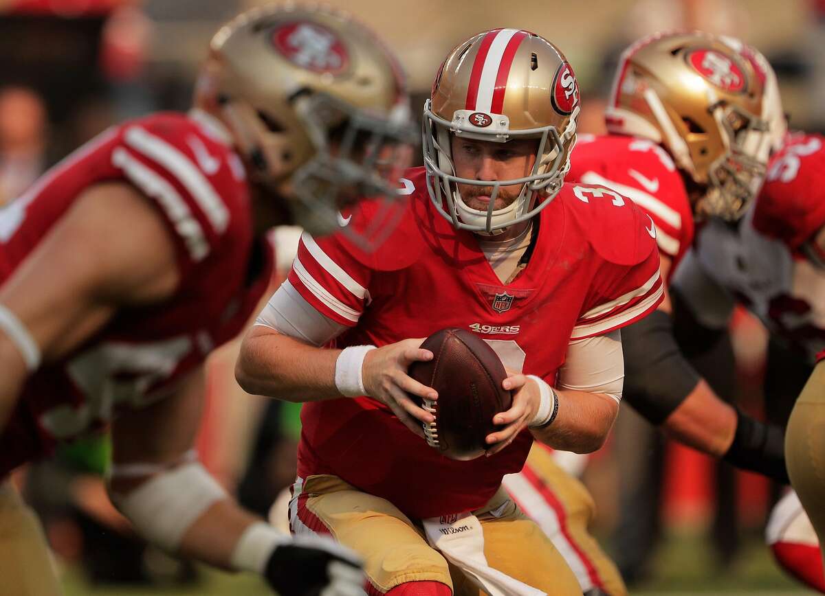 49ers unable to overcome quarterback injuries, miscues in