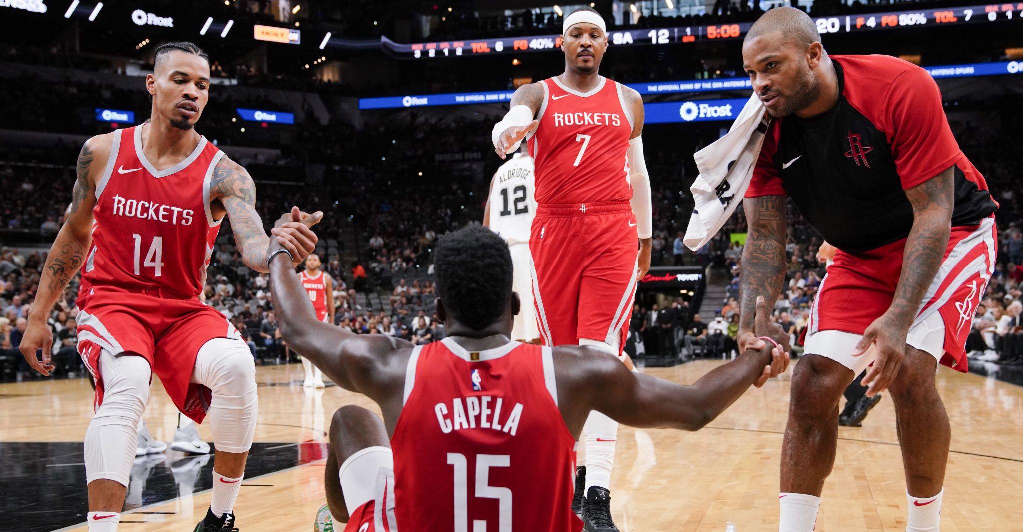 After initial worry, Rockets confident Clint Capela's hand injury isn't serious ...