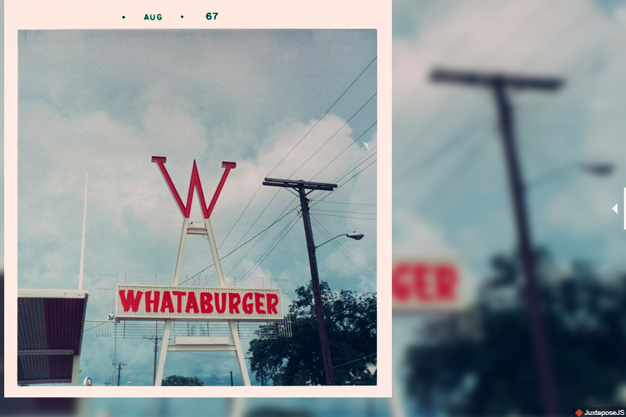 Whataburger's new 'Then & Now' feature shows the restaurant's