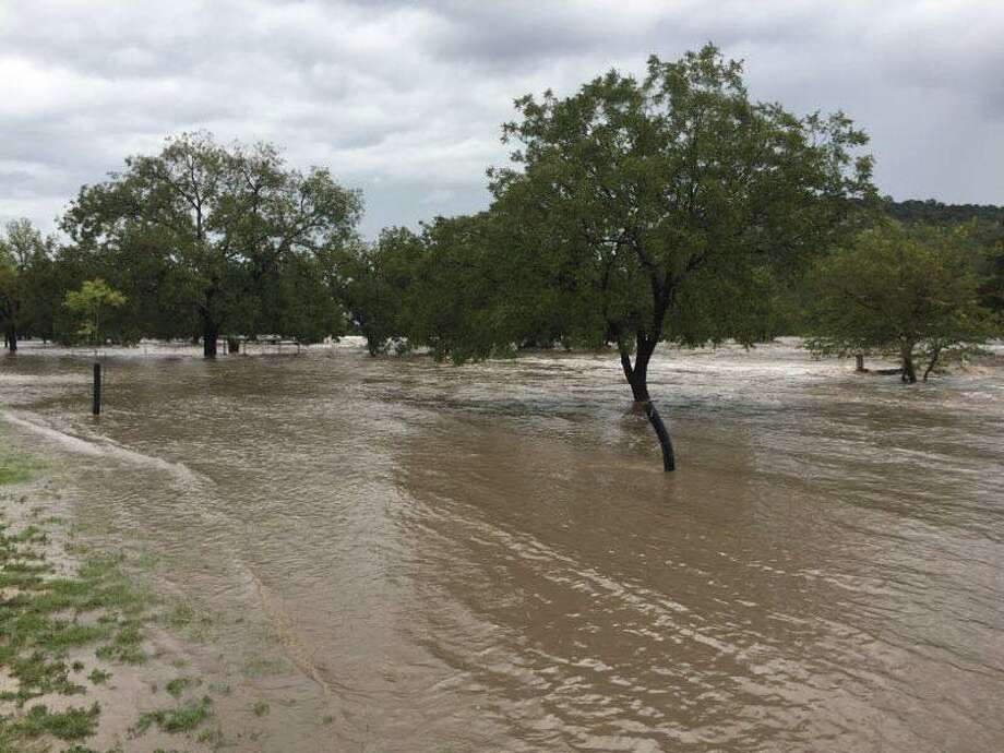 First responders were kept busy with multiple rescue calls after heavy rain flooded the Llano River in Junction. Photo: Texas Game Wardens