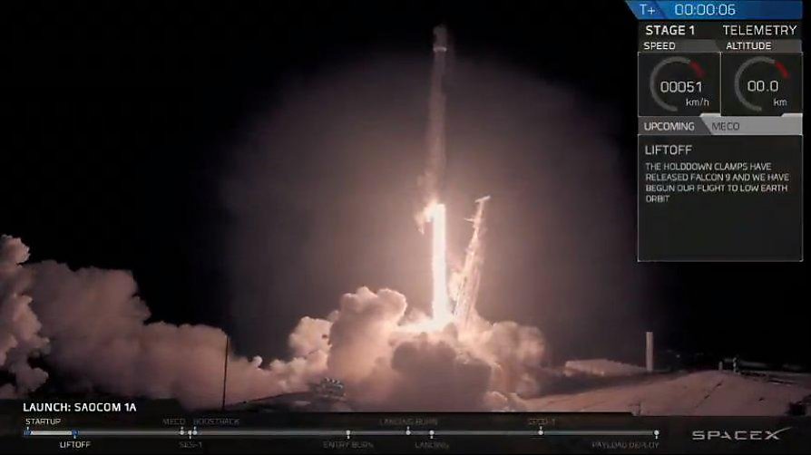 Elon Musk’s SpaceX launches first rocket from California