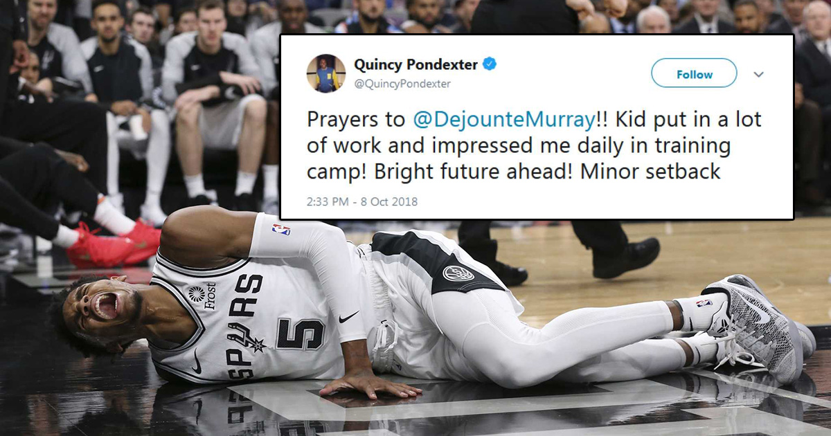 Dejounte Murray Addresses Torn ACL, Thanks Fans, Other Celebrity ...