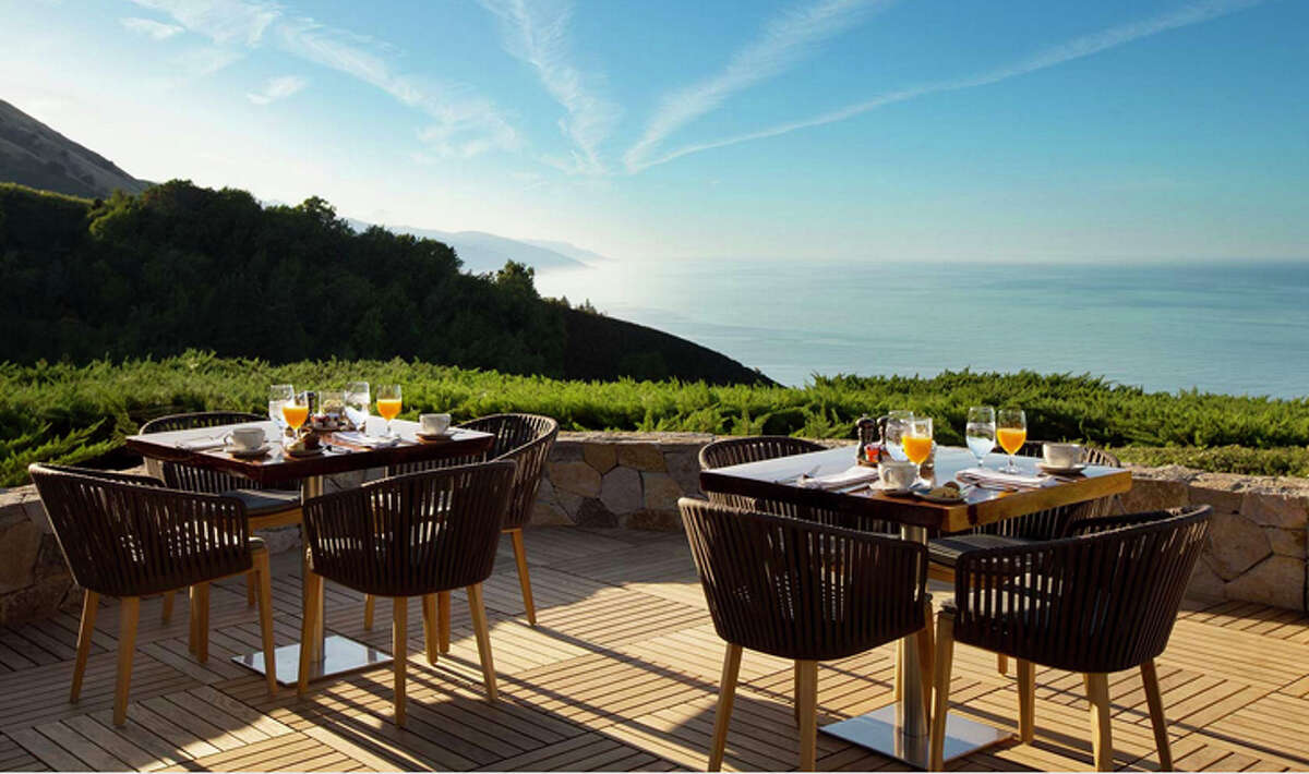Outdoor dining at Ventana Big Sur-- soon to be a Hyatt Hotels property