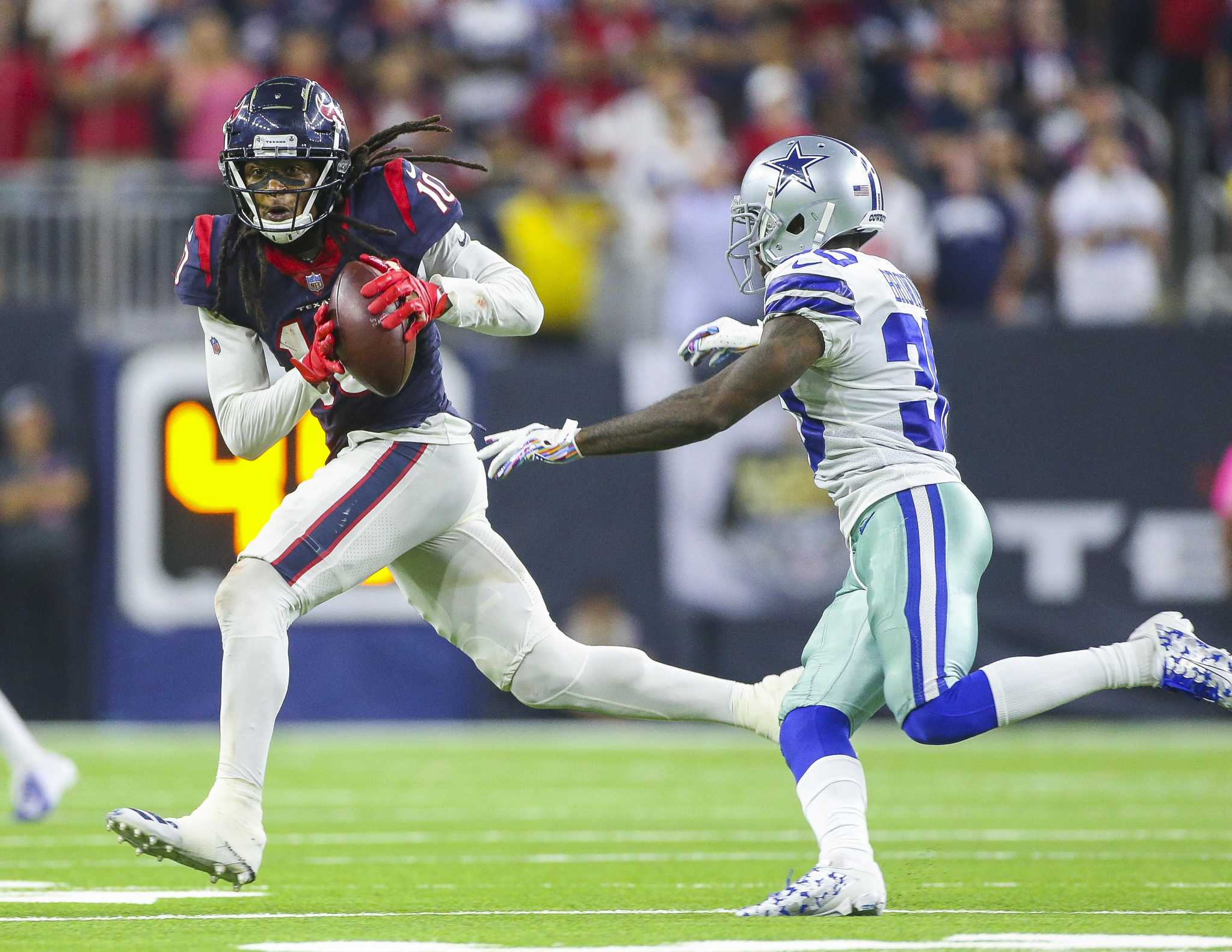 Texans' DeAndre Hopkins on OT catch vs. Cowboys: Best play of 6-year career