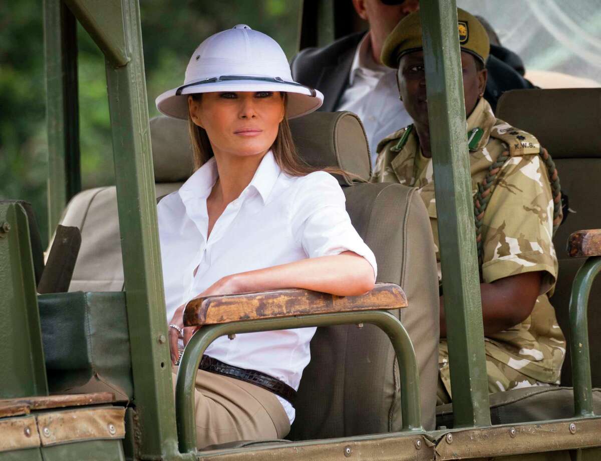 Melania Trump Responds To Criticism About Her Colonial Hat In Africa